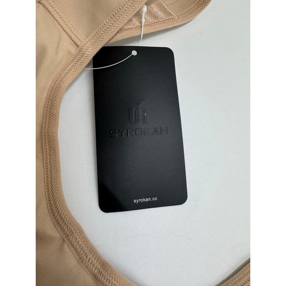 Syrokan High Impact Underwire Sports Bra 34G Beige New Adjustable Straps - Picture 7 of 9